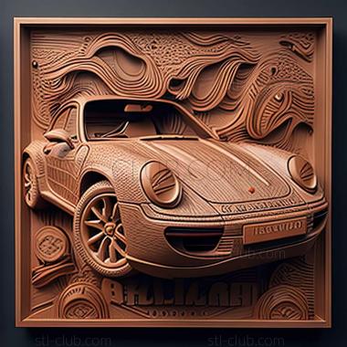 3D мадэль Porsche 754 (STL)
